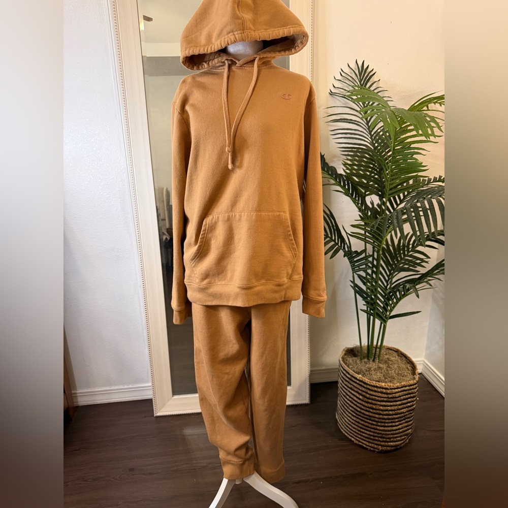 Champion Camel Hoodie and Joggers Set
